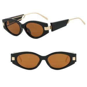 DL Glasses Oval Plastic Frame Women Fashion Sunglasses Unisex Luxury Glasses Shades