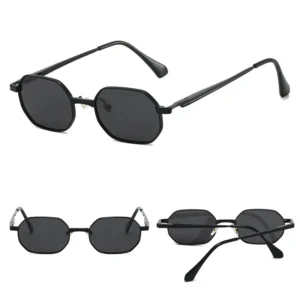DL Glasses Oval Small Metal Frame Polarized Lens Unisex Luxury Glasses Fashion Shades Sunglasses