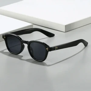 DL Glasses Retro Oval Small Plastic Frame Fashion Sunglasses