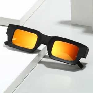 DL Glasses Retro Square Plastic Frame Fashion Men Sunglasses