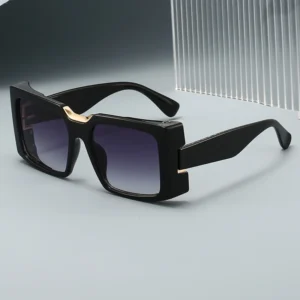 DL Glasses Square Large Frame Women Luxury Plastic Fashion Glasses UV Protection Sunglasses