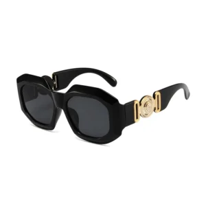 DOIDYER Trendy Pc Trim Irregular Frame Sunglasses Women Retro Sunglasses