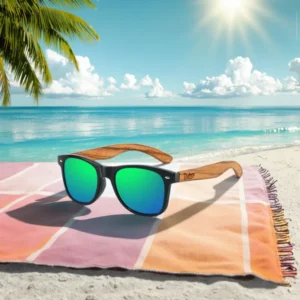 DUBERY Unbranded Wooden Sunglasses Square Polarized Tac Lenses Black Red Green Blue Options Unisex Classic Sunglasses