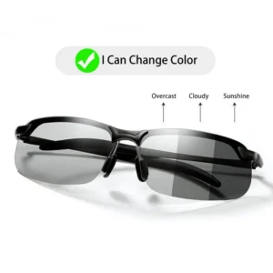 Day Night Driving Vision Glasses Polarized Fashion Sunglasses for Men Women Anti Glare Fit Prescription Glasses