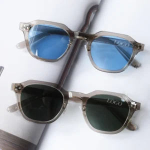Designer Custom Men’S Vintage Retro UV400 Polarized Handmade Custom Printed TR90 Polarized Sunglasses Custom Logo