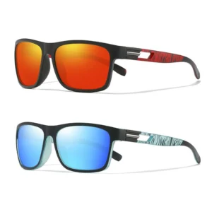 Designer Men Sunglasses with Custom Logo Colorful Fashion Shades Lightweight PC Frame Comfortable and Anti Radiation