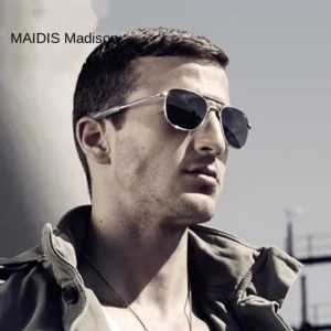 Designer Men’s AO pilot Sunglasses Vintage Polarized High definition Driving Sun Glasses