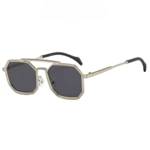 Designer Men’s Metal Sunglasses UV400 PC Frame Colored Lenses Unisex
