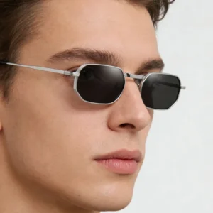 Designer Metal Small Frame Sunglasses Unisex UV400 Metal Shades Eyewear Custom Logo