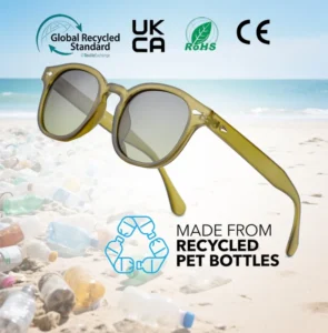 Designer Recycled Sunglasses Polarized Women Wood Sunglasses Men Eyewear Shades