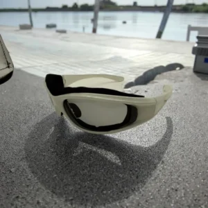 Designer Sport Polarized Sunglasses Blue TAC Lenses UV400 Protection Anti Fog Adjustable Strap PC Frame Cycling