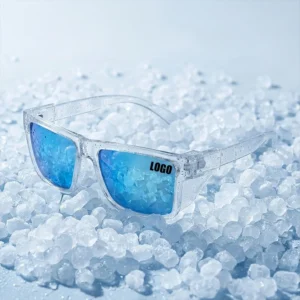 Designer Sports Clear Square Women High Quality Eyewear AS/NZS 1337.1 Mirror Blue UV400 Men Safety Sunglasses