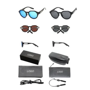 Designer Sunglasses Logo Custom High Quality Glass Polarized UV400 Protection Driving Fishing Lightweight Comfortable