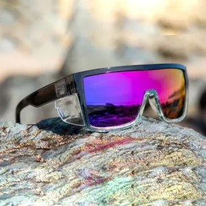 Designer Z87 Safety Sunglasses Women Custom Oversized Frame Polarized Side Shield Outdoor Sports Sunglasses Men