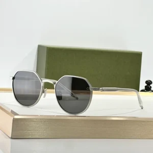 Designer’s Fashionable Frameless Metal Sunglasses Men’s Outdoor Leisure Sports High quality Sunglasses