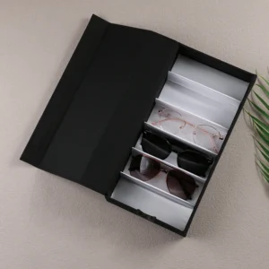 E88 E4009 Semi Hard Irregular Shape Fashion Sunglasses Storage Display Box Pressure Resistant Portable