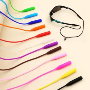 Elastic Silicone Sport Eyewear Retainer Sunglasses Strap Colorful Chain Holder Cord
