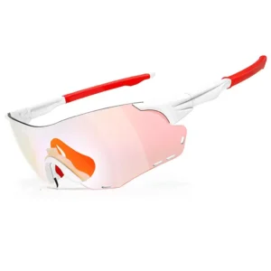 End Frameless Sports Sunglasses Photochromic Polarized Mirror Cycling Glasses Road Bike Bicycle Safety Goggles Custom