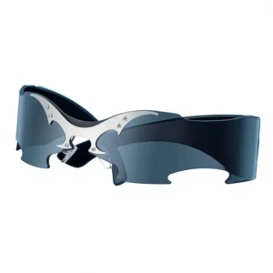 European American Fashion Rimless Sunglasses Women & Men Trendy High End Y2K Millennium Style Adult Traveling UV400