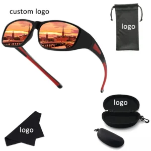 European American New Style Polarized Safety Sunglasses Driving Windproof Glasses Double Injection Outdoor Sports Frame