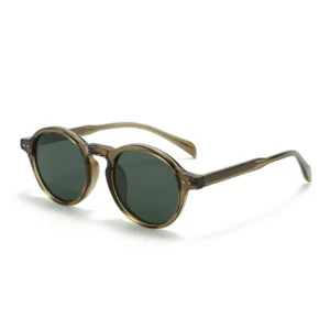 European American Retro Frame Polarized Sunglasses Men’s Women’s Geometric Pattern CAP Pin 88608 Personalized All Match Street