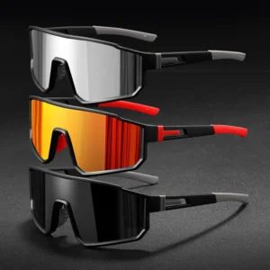 European American Style Large Full Frame Polarized Anti Fog UV400 Anti reflective Adjustable Strap Cycling Sunglasses