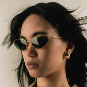European & American Style Metal Full Frame Round Retro Sunglasses UV400 Protection Fashionable Unisex Sports Beach Outdoor Use