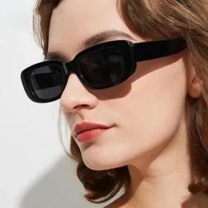 European American-style Small-Frame Women’s Sunglasses Minimalist Square Design UV400 Protection New Arrival Fashionable