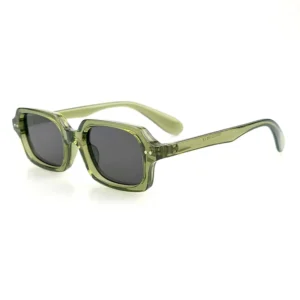 European Retro Small Square Frame Customize Logo Sunglasses UV400 Protection Rivet Design
