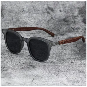 European and American Retro Sunglasses for Men and Women Wood-like Grain Sun Fashion Glasses UV Protection