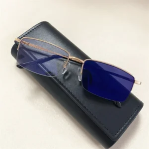 Eye Glasses with Photochromic Lens UV400 Silver Frame Outdoor Anti Glare