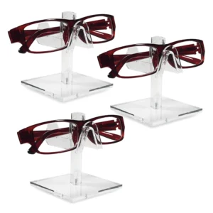 Eyeglasses Frame Riser Display Stand Sunglasses Rack Holder Acrylic Eyewear Display