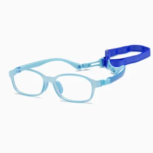 Eyeglasses Optical Light Eyewear Frame Kids Children Boys Girls Silica Gel and TR Glasses Frame