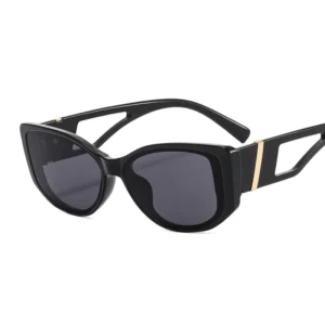Eyewear 39037 Fashion Retro Vintage Plastic Polygon Shades Sunglasses