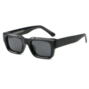 Eyewear 92214 Fashion Vintage Classic Thick Rectangle Travel Shades Sunglasses