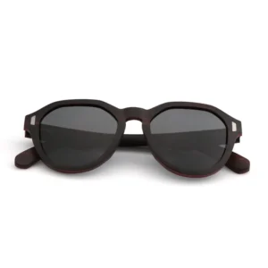 FLM-EB471S Laminated ebony wood polarized sunglasses uv400 protection wooden sunglasses for men