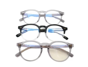 FV8125 Acetate Eyeglasses Round Frame Small Size Cellulose Acetate Optical Frames for Men and Women Myopia Glasses