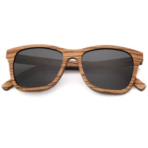 FZE474S Layers zebra Polarized Sunglasses Uv400 protection Wooden Sunglasses for Men