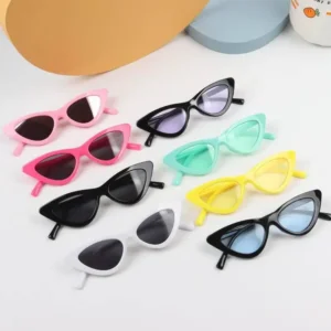 Factory Cat Eye Girls Kids Sunglasses Fashionable Colorful Lightweight and Comfortable Anti Radiation Features