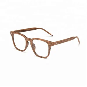 Factory Classic Full Frame Wood Grain Glasses