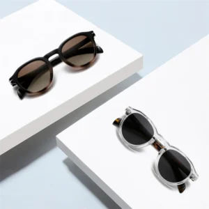 Factory Customized Full Frame Retro Men’s Sunglasses UV400 Designer Polarized Lenses Protective Sunglasses