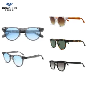 Factory Direct Acetate Sunglasses Light Customizable Comfortable Polarized Lenses UV Protection Full Rim Frame for Outdoor Use