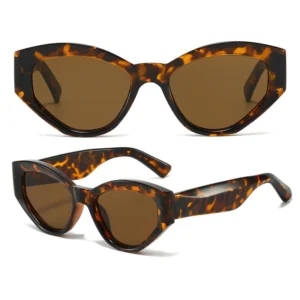 Factory Direct Cat Eye Sunglasses Unisex Retro Small Triangle Shades Chunky Frame UV Protection