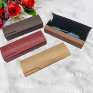 Factory Direct Eyeglass Storage Case Wood Grain Handmade Glasses Packaging Box Customized Sunglass Case
