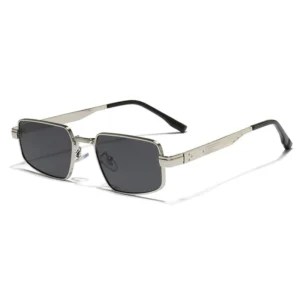 Factory Direct Metal Small Frame Unisex Square Frame Fashion Style Sunglasses