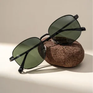 Factory Direct Supply Ultra Light Sun Glasses Metal Sunglasses Simple for Men and Women Diamond Face Shape