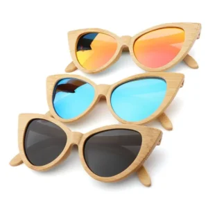 Factory Glasses LOW MOQ 20 Pieces logo Customization Polarized Wooden Sunglasses From Guangdong for Men and Women
