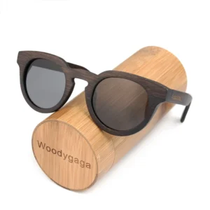 Factory Price High Quality Polarized Oversized Mens Designer Sunglasses OEM Wooden Frame CE Certified for Brown