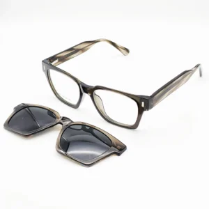 Factory RD-CS8731 Vacation Style Square UV400 Lens Clip-On Spectacles Sunglasses Frames