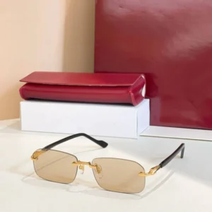 Factory Sales Unisex Full Rim Square Sunglasses High End Fashion Trend UV400 Lenses % UV Protection Model KGG1221S